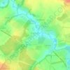 Топографическая карта Ильичёвка, высота, рельеф