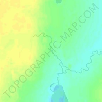 Топографическая карта Гирвас, высота, рельеф