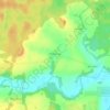 Топографическая карта Мордвиново, высота, рельеф