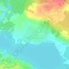 Топографическая карта Большое Ивановское, высота, рельеф