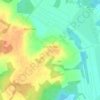 Топографическая карта Большие Горки, высота, рельеф