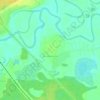 Топографическая карта Богандинское, высота, рельеф