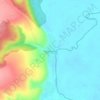 Топографическая карта Помалинский, высота, рельеф