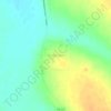Топографическая карта Лермонтово, высота, рельеф