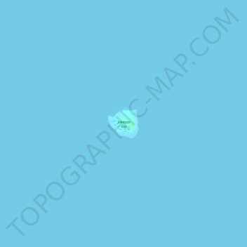 Топографическая карта Johnson Key, высота, рельеф