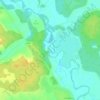 Топографическая карта Неман, высота, рельеф