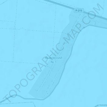 Топографическая карта Львовский № 1, высота, рельеф