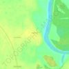 Топографическая карта Андронова, высота, рельеф