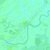 Топографическая карта Рязаново, высота, рельеф