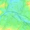 Топографическая карта Canal Blaton - Ath, высота, рельеф