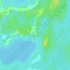 Топографическая карта Морское, высота, рельеф