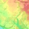 Топографическая карта Петелино, высота, рельеф