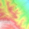 Топографическая карта Сигнахи, высота, рельеф