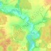 Топографическая карта Василисино, высота, рельеф