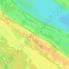Топографическая карта Верхнее Чажестрово, высота, рельеф
