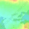 Топографическая карта Анютино, высота, рельеф