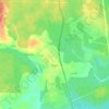 Топографическая карта Ерцево, высота, рельеф