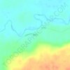 Топографическая карта Дербень, высота, рельеф