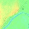 Топографическая карта Перкино, высота, рельеф
