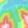 Топографическая карта Большой Абакан, высота, рельеф