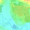 Топографическая карта Усть-Муравлянка, высота, рельеф
