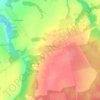 Топографическая карта Павельцево, высота, рельеф