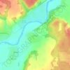Топографическая карта Троицкое, высота, рельеф