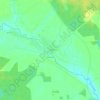 Топографическая карта Ковшово, высота, рельеф