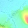 Топографическая карта Усть-Брянь, высота, рельеф