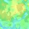 Топографическая карта Безгачево, высота, рельеф