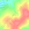 Топографическая карта Старая Назаровка, высота, рельеф
