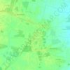 Топографическая карта Пышлицы, высота, рельеф