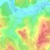Топографическая карта Верх-Юсьва, высота, рельеф