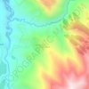 Топографическая карта Караша, высота, рельеф