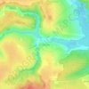Топографическая карта Разветье, высота, рельеф