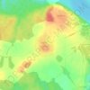 Топографическая карта Сельцо, высота, рельеф