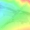 Топографическая карта Талас, высота, рельеф