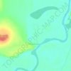 Топографическая карта Старомещерово, высота, рельеф