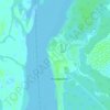 Топографическая карта Новодвинская крепость, высота, рельеф