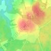 Топографическая карта Борис-Глеб, высота, рельеф
