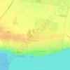 Топографическая карта Подстёпки, высота, рельеф