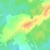 Топографическая карта Пень, высота, рельеф