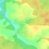 Топографическая карта Наследничье, высота, рельеф