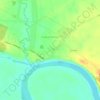 Топографическая карта Новый Киструс, высота, рельеф