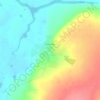 Топографическая карта Ахлыстино, высота, рельеф