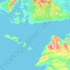 Топографическая карта Galway Bay, высота, рельеф