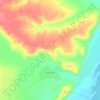 Топографическая карта Шорохово, высота, рельеф