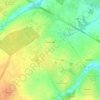 Топографическая карта Родионцево, высота, рельеф