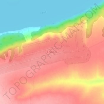 Топографическая карта Сомовка, высота, рельеф