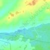 Топографическая карта Лебединое, высота, рельеф
